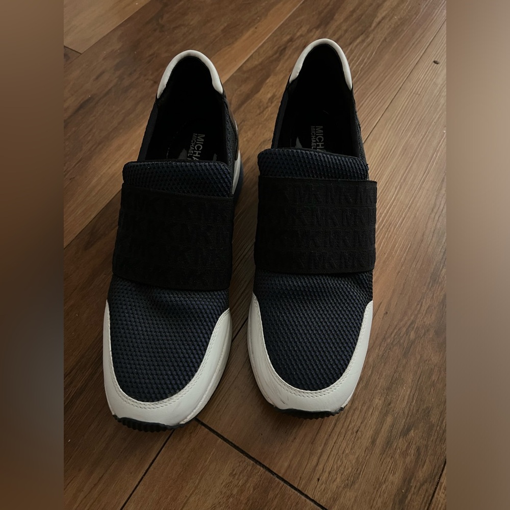 Michael Kors Black Slip-On Sneakers